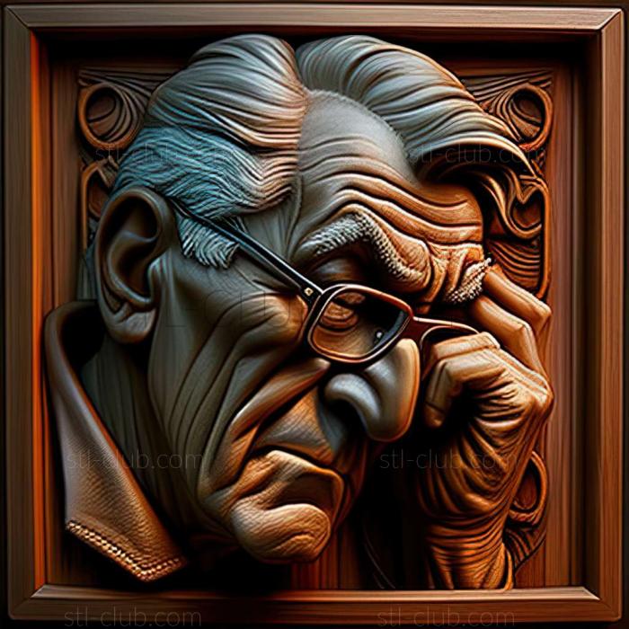 3D model Arthur Sarnoff American artist (STL)